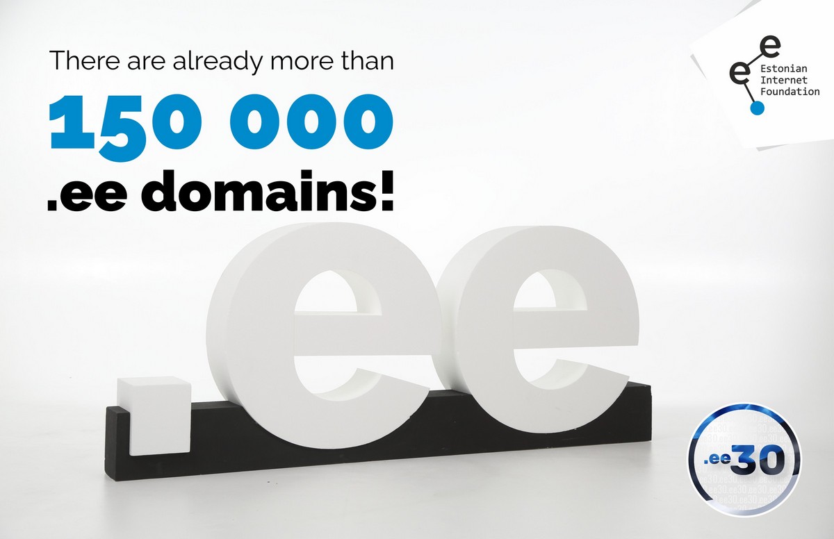 At present, there are already 150,000 .ee domains in the world